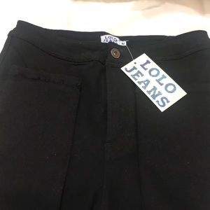 Black LOLO Jeans size medium.  NWT